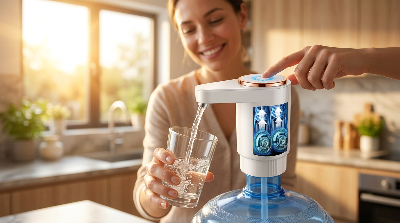 Fresh water at a single touch
