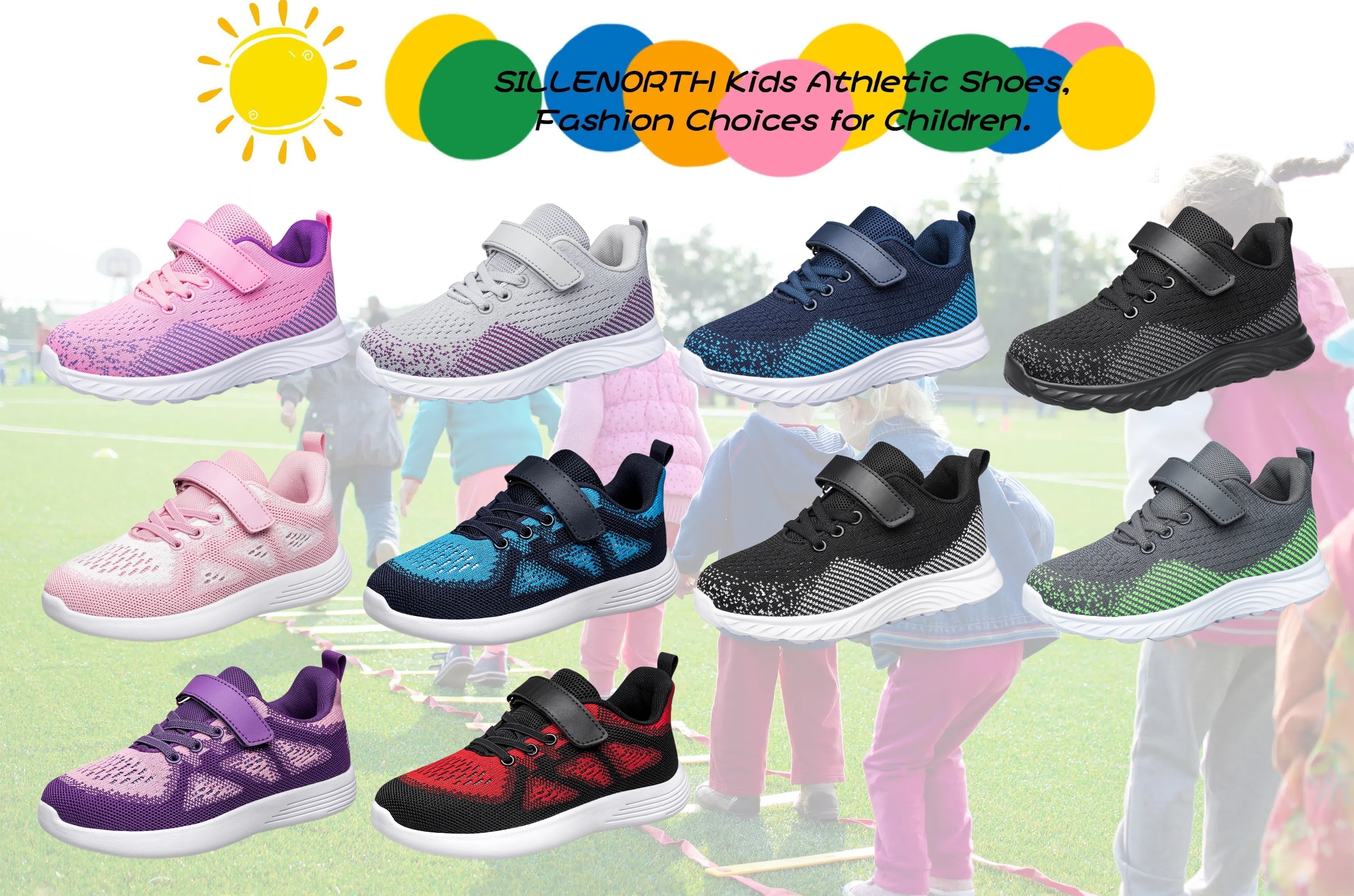 Kids/Toddler Shoes Boys Girls Breathable Sneakers Athletic Running Shoes (Toddler/Little Kids/Big Kids)