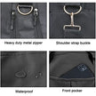 Sports Gym Bag Travel Duffel Bag Waterproof Weekender Overnight Tote Carry on Bag with Wet Pocket & Shoes Compartment for Men Women Lightweight Adjustable Strap Black