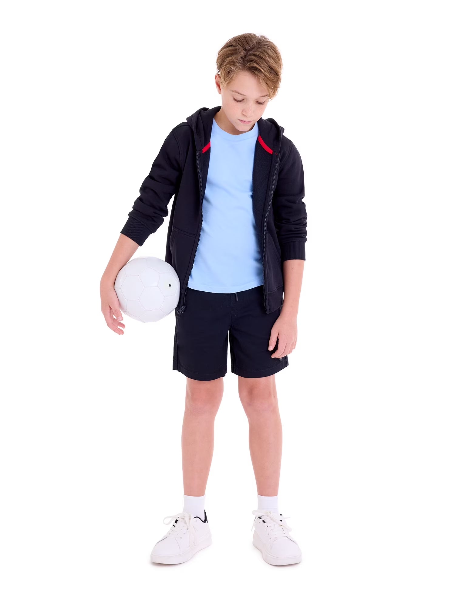 Boys Pull-On Shorts, Sizes 4-18
