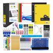 BAZIC Middle High School Kit Bundle Supplies Box 65 Count for Student 7-12 Grades,  School Supplies Composition Books Binder and More, SPEC MAY VARY, 1-Pack