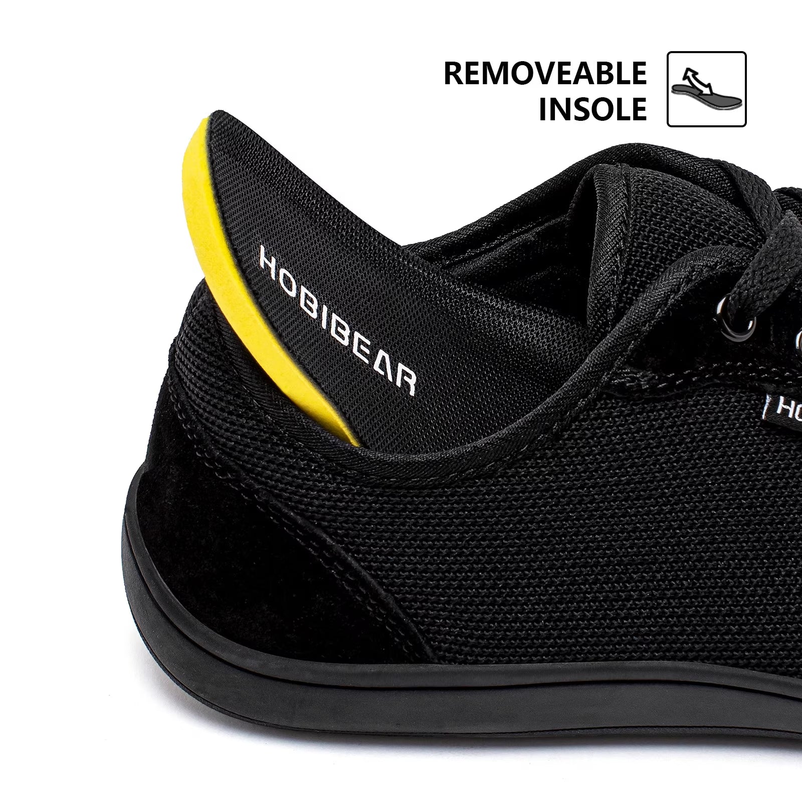 Barefoot Minimalist Shoes Womens Men | Zero Drop | Wide Width Fashion Sneaker Black, 9.5 Women/ 7.5 Men