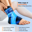 Professional Ankle Brace for Weightlifting & Gym, 7-Zone Ankle Support with Stability Strap, Replaces Bulky Ankle Weights，Black