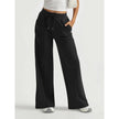 Yoga Sweatpants High Waisted for Women Elastic Elevated Seams Wide Leg Lightweight Drawstring Loose Joggers Long Pants with Pockets