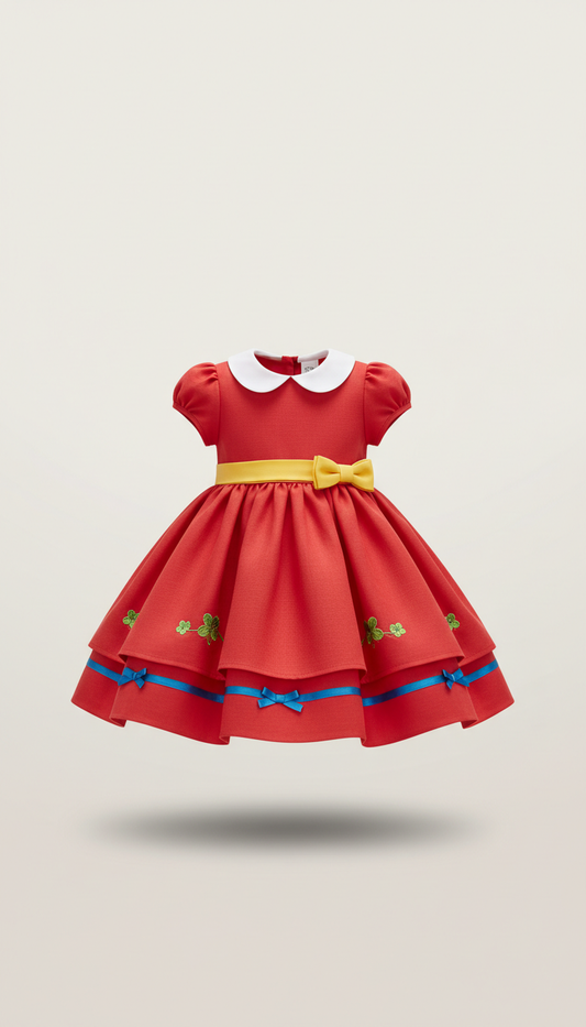 Classic Red Baby Party Dress