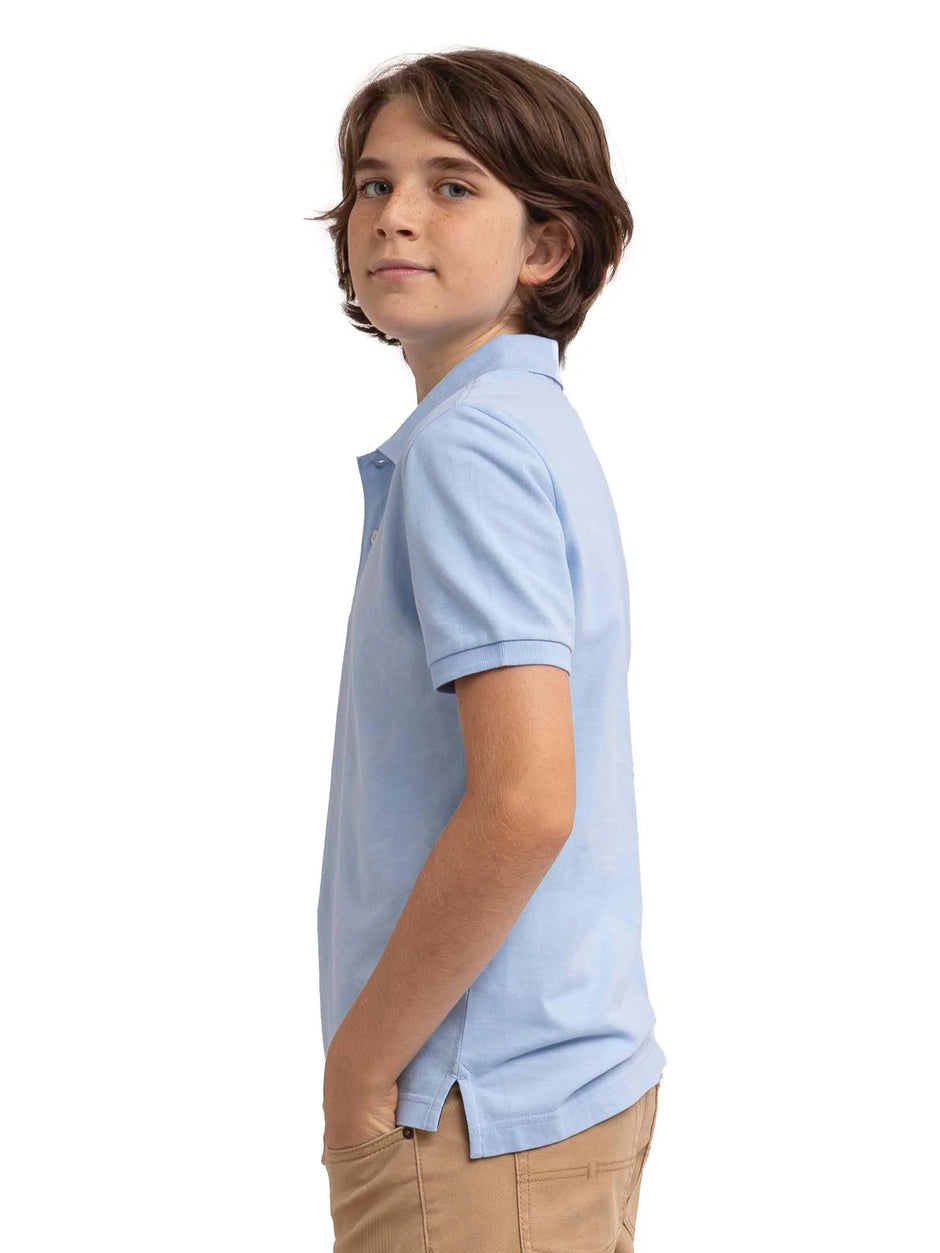 Boys Pique Polo Shirt, Sizes 4-18
