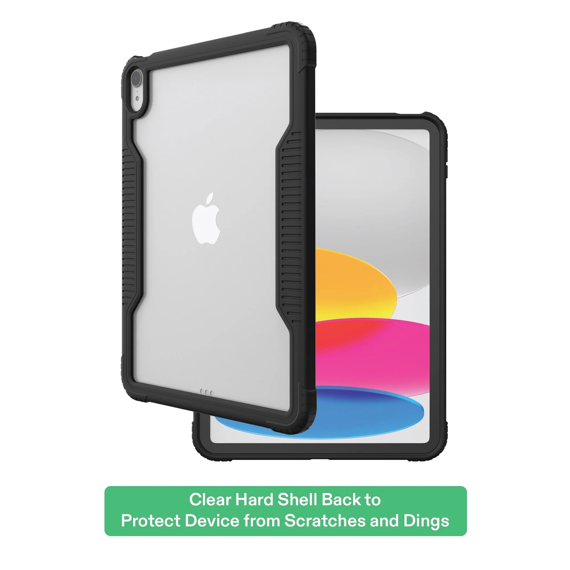 Slim Rugged Tablet Case for Ipad (A16), Ipad (10Th Generation) - Black/Clear