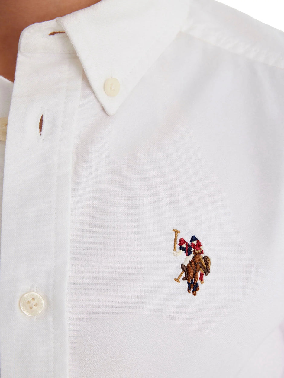 Boys Long Sleeve Button down Oxford Shirt, Sizes 4-18