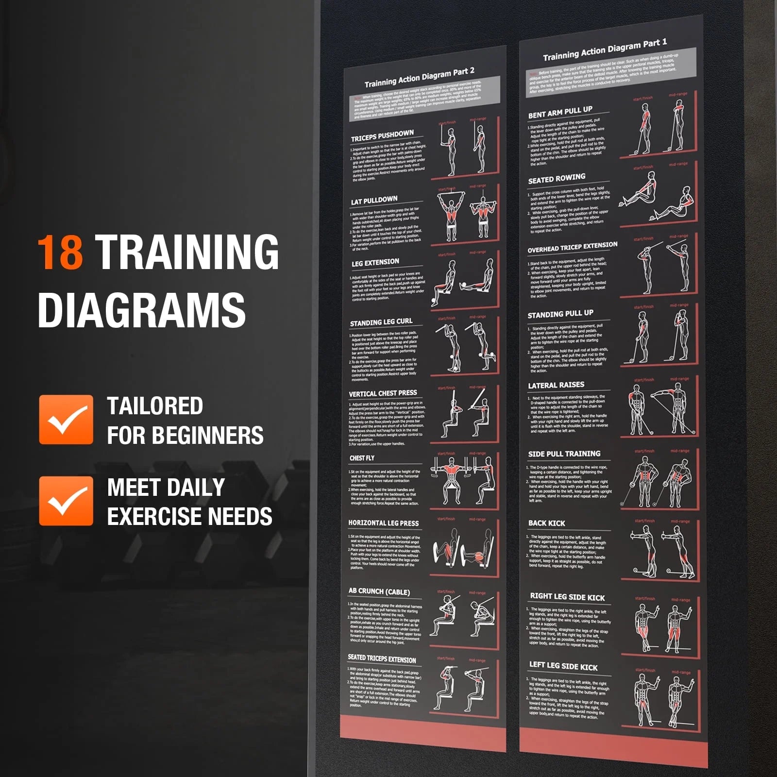 Home Gym Station, Workout Station with 150LBS Weight Stack, Home Gym Equipment with Power Tower for All Body Training