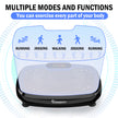 Vibration Plate Exercise Machine for Home Fitness & Whole Body Workout, 330 Lbs Capacity, with 2 Loops, 5 Resistance Bands & Remote Control