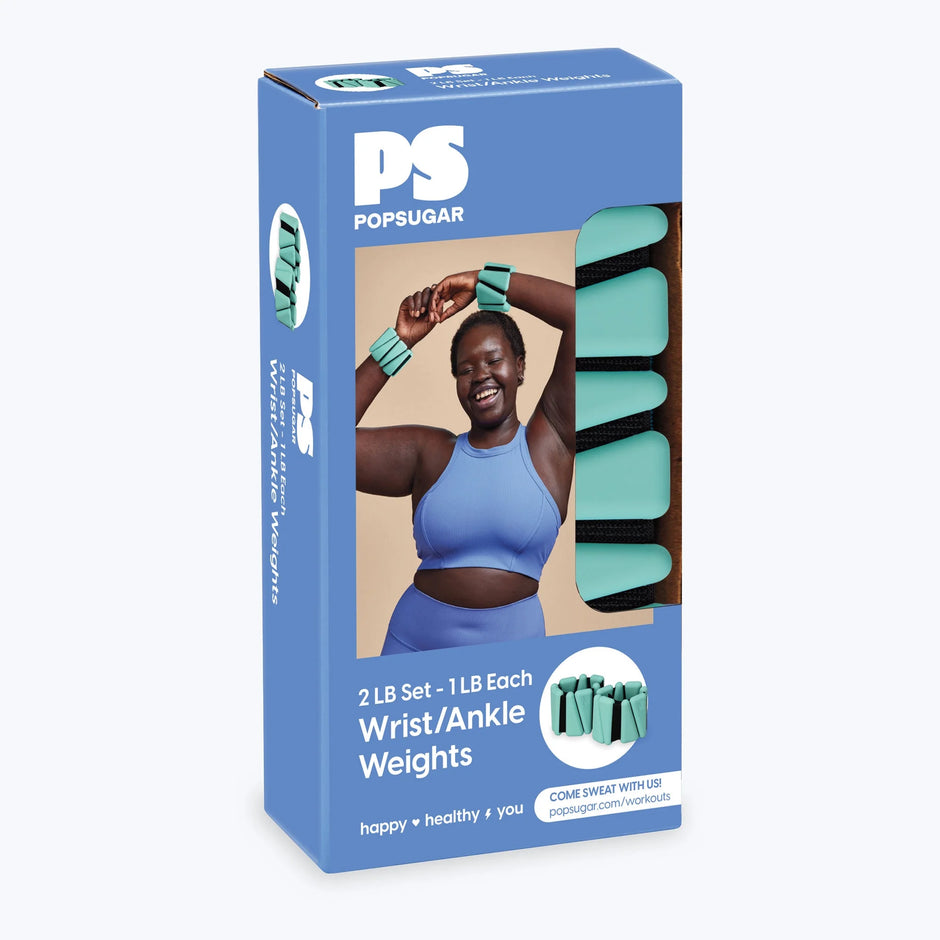 Flex Wrist/Ankle Weight, 1Lb Each, Set of 2, Teal Blue