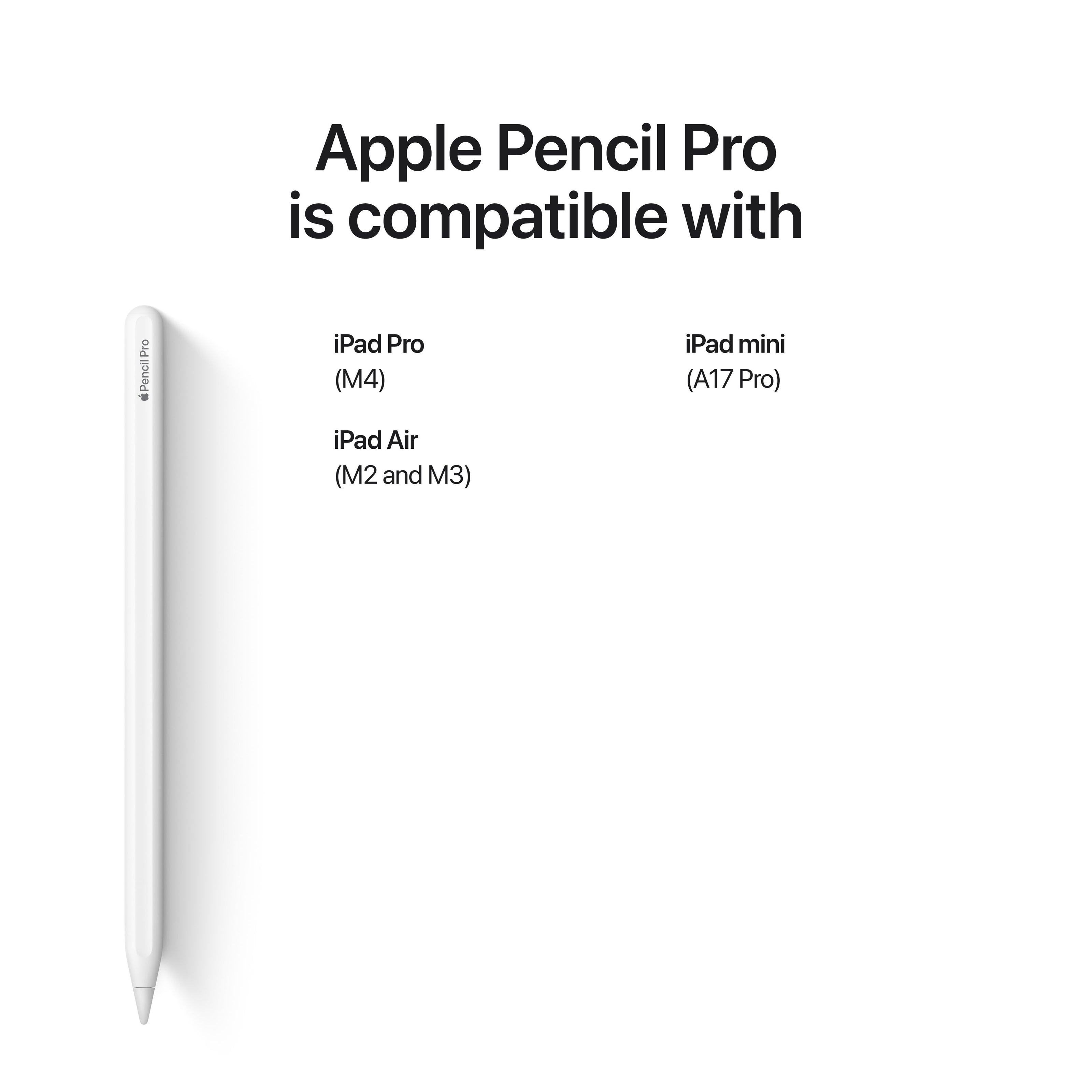 Pencil Pro: Pixel-Perfect Precision, Tilt and Pressure Sensitivity, Perfect for Note-Taking, Drawing, and Art. Charges and Pairs Magnetically