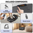 Vibration Plate Exercise Machine for Home Fitness & Whole Body Workout, 330 Lbs Capacity, with 2 Loops, 5 Resistance Bands & Remote Control