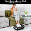 Vibration Plate Exercise Machine for Home Fitness & Whole Body Workout, 330 Lbs Capacity, with 2 Loops, 5 Resistance Bands & Remote Control