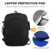 Travel Carry on Backpack Laptop Business 18 Inch Business anti Theft Slim Water Resistant Sturdy College Computer Bag.Blue