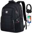 Laptop Backpack with USB Charging Port Water Resistant Backpacks for Adults Work Business Laptop Backpack for Men