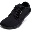 Barefoot Minimalist Shoes Womens Men | Zero Drop | Wide Width Fashion Sneaker Black, 9.5 Women/ 7.5 Men
