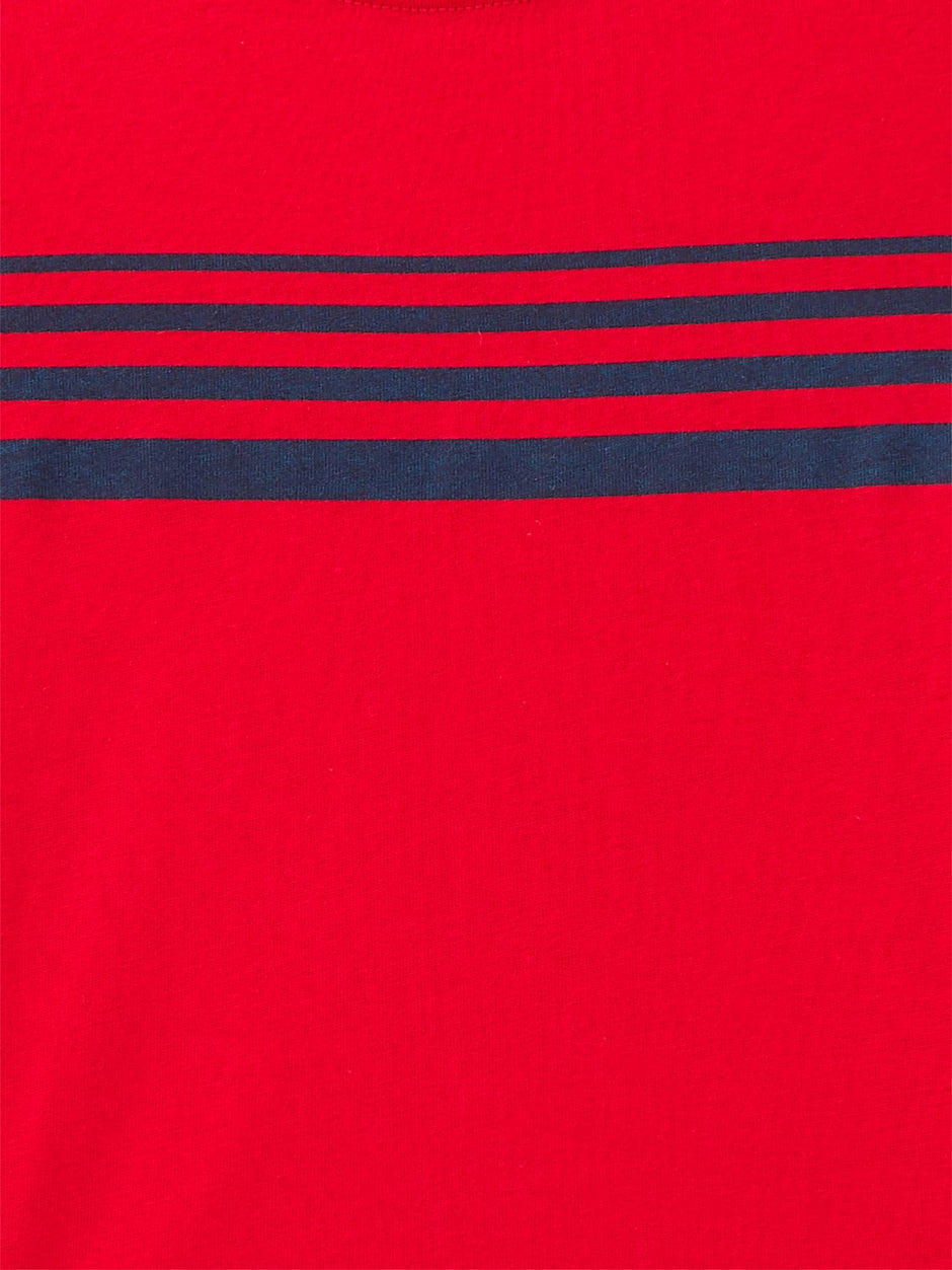 Toddler Boys Short Sleeve Chest Stripe T-Shirt, Sizes 18M-5T