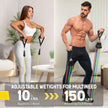 150Lbs Resistance Bands for Working Out, Exercise Bands, Workout Bands, Resistance Bands Set with Handles for Men Women , Weights for Strength Training Equipment at Home