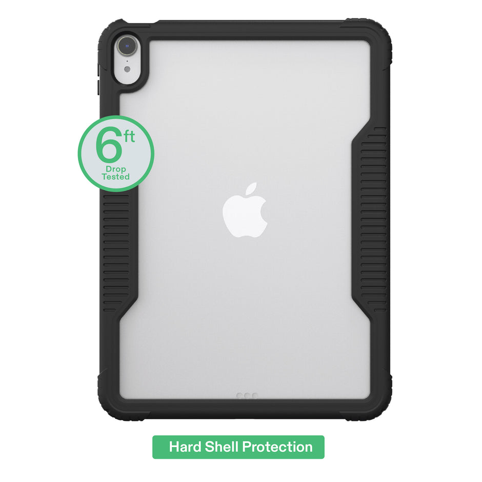 Slim Rugged Tablet Case for Ipad (A16), Ipad (10Th Generation) - Black/Clear