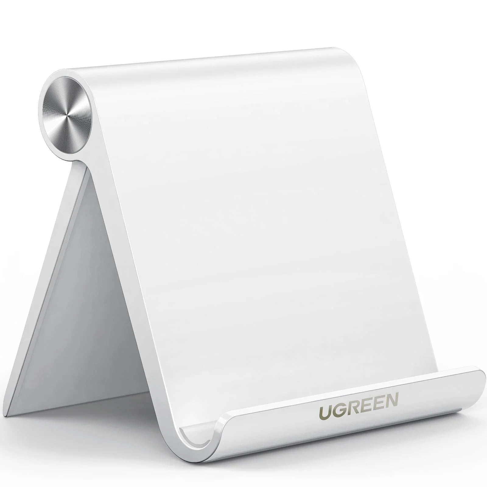 Desk Tablet Stand, Adjustable Holder Compatible for Ipad, White