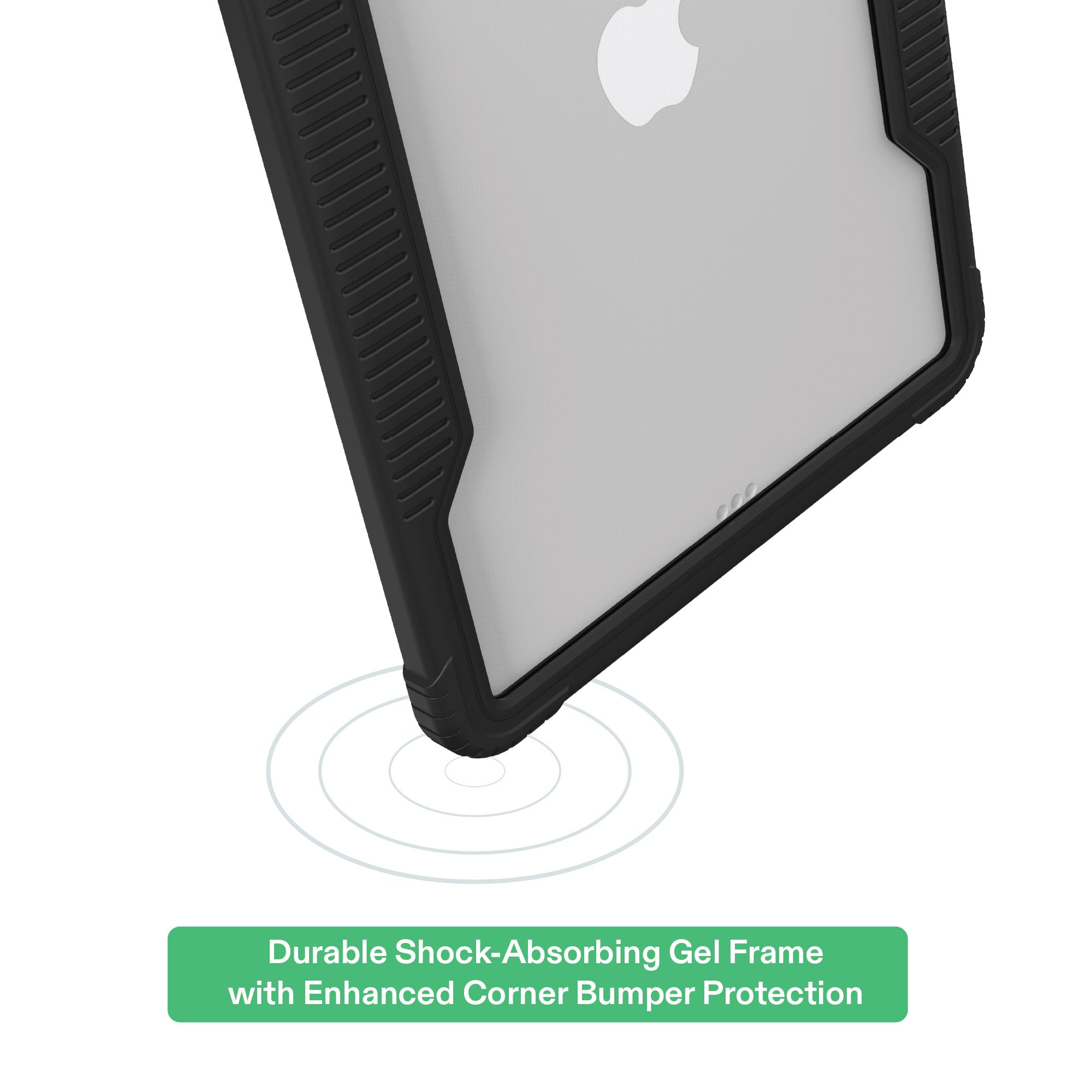 Slim Rugged Tablet Case for Ipad (A16), Ipad (10Th Generation) - Black/Clear