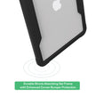 Slim Rugged Tablet Case for Ipad (A16), Ipad (10Th Generation) - Black/Clear