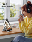 Desk Tablet Stand, Adjustable Holder Compatible for Ipad, White