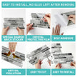 Marble Tile Wall Stickers – Self-Adhesive Waterproof Wallpaper for Bathroom, Kitchen & Home Decor