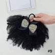2pcs/ pack clip and go afro kinky marley ponytail with elastic band soft feel like natural human hair girl braided ponytail for