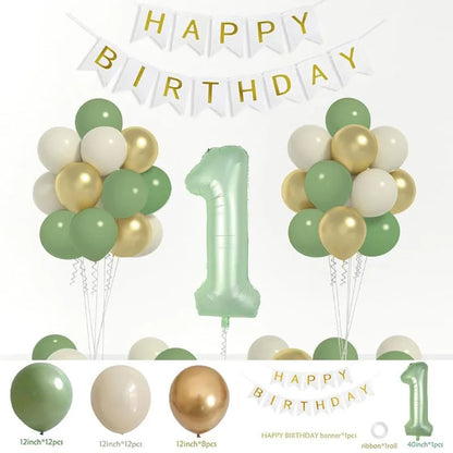 40" Birthday Letter Balloon Set – Foil Balloons for Birthdays, Weddings & Anniversaries