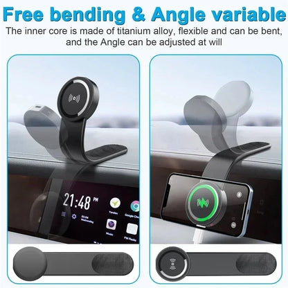 Magnetic Car Phone Holder — MagSafe Compatible Dashboard Mount for iPhone 12-15 Pro Max