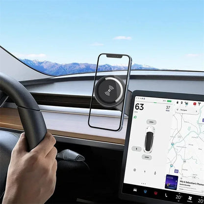 Magnetic Car Phone Holder — MagSafe Compatible Dashboard Mount for iPhone 12-15 Pro Max