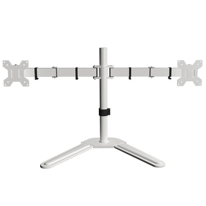 HILLPORT Dual Monitor Arm Stand – 10-32 Inch, 360° Rotation, Tilt & Swivel, VESA Mount DZ18