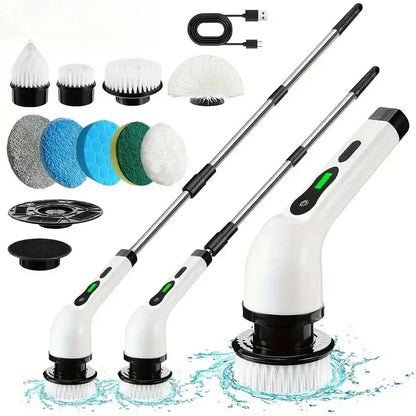 Multifunctional Electric Spin Scrubber — Cordless Cleaning Brush for Kitchen & Bathroom