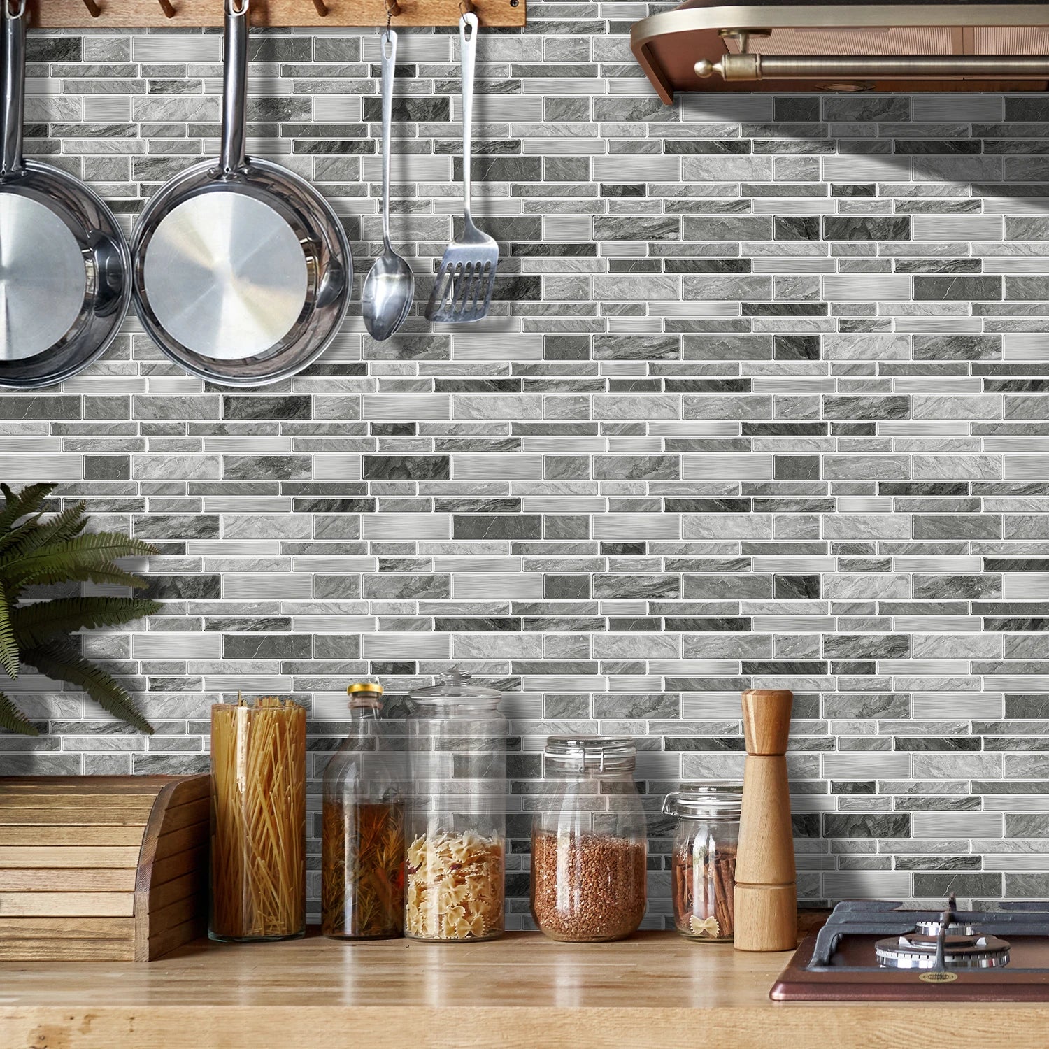 Marble Tile Wall Stickers – Self-Adhesive Waterproof Wallpaper for Bathroom, Kitchen & Home Decor
