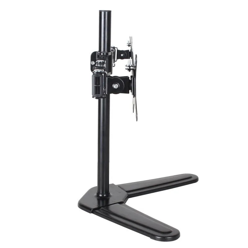 HILLPORT Dual Monitor Stand – Supports 10-32 Inch Screens, 360° Rotation, VESA Mount DZ18