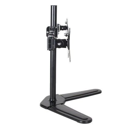 HILLPORT Dual Monitor Stand – Supports 10-32 Inch Screens, 360° Rotation, VESA Mount DZ18