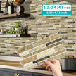 Marble Tile Wall Stickers – Self-Adhesive Waterproof Wallpaper for Bathroom, Kitchen & Home Decor
