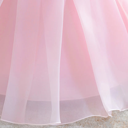Baby Girl Flower Dress – Baptism, Birthday & Wedding Princess Gown (6M–3Y)