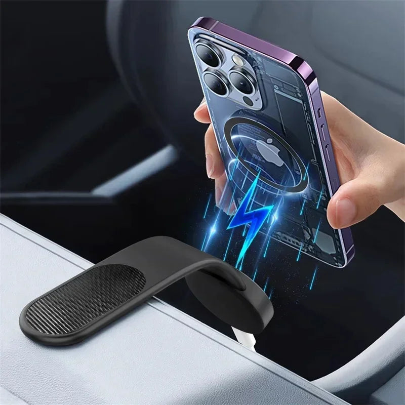 Magnetic Car Phone Holder — MagSafe Compatible Dashboard Mount for iPhone 12-15 Pro Max