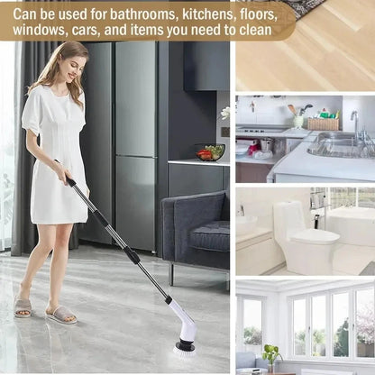 Multifunctional Electric Spin Scrubber — Cordless Cleaning Brush for Kitchen & Bathroom