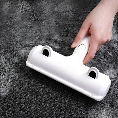 Reusable Pet Hair Remover — Push-Pull Lint Roller for Dog & Cat Fur on Clothes & Furniture