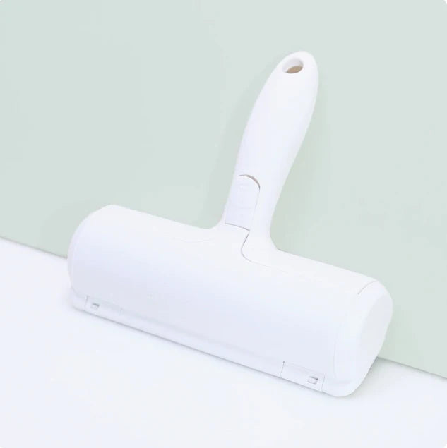 Reusable Pet Hair Remover — Push-Pull Lint Roller for Dog & Cat Fur on Clothes & Furniture