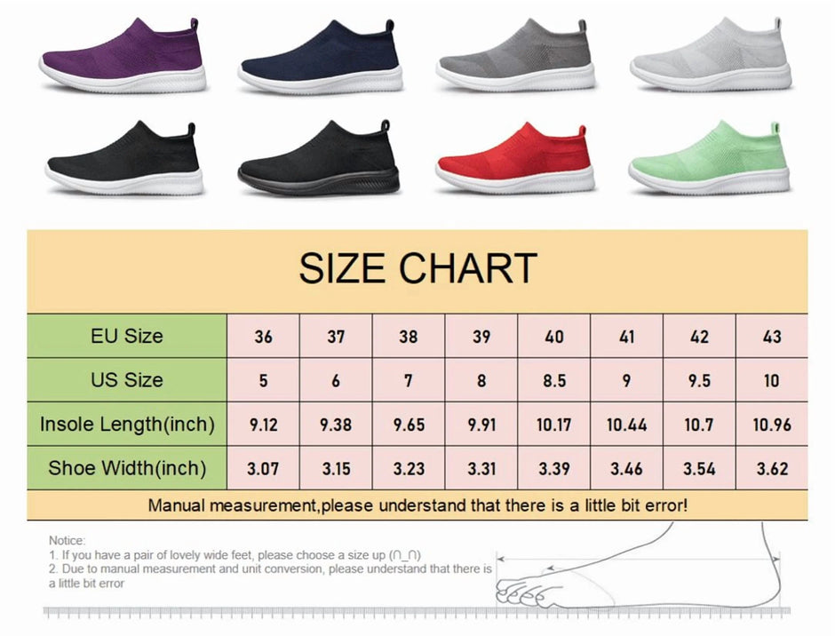 Women'S Slip on Shoes Casual Shoes Lightweight Breathable Anti-Slip Sneakers