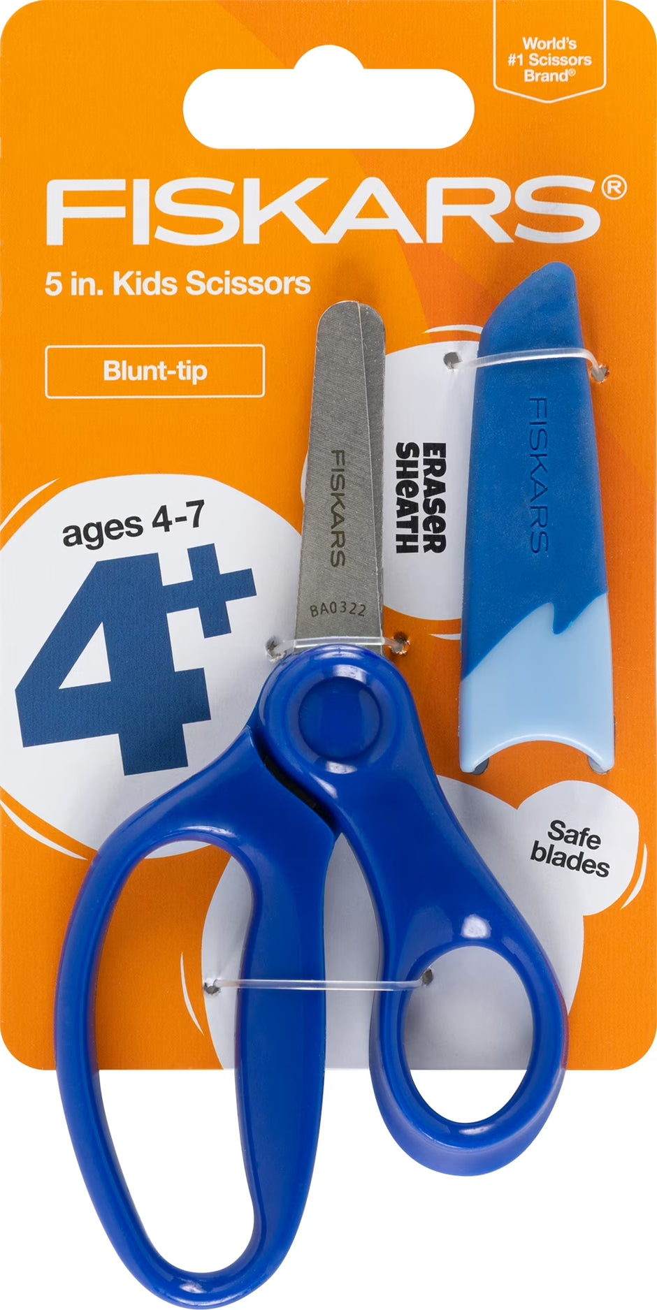 5" Blunt-Tip Kids Scissor Ages 4-7, Blue