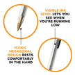 Cristal Xtra Smooth Medium Point Ball Pen, School Supplies, 1.0 Mm, Black, 10-Count
