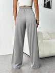 Sweatpants for Women Wide Leg Pants Fall Sweatpants with Pockets Elastic Waistband Comfy Pants Women Winter Lounge Pants Light Grey M