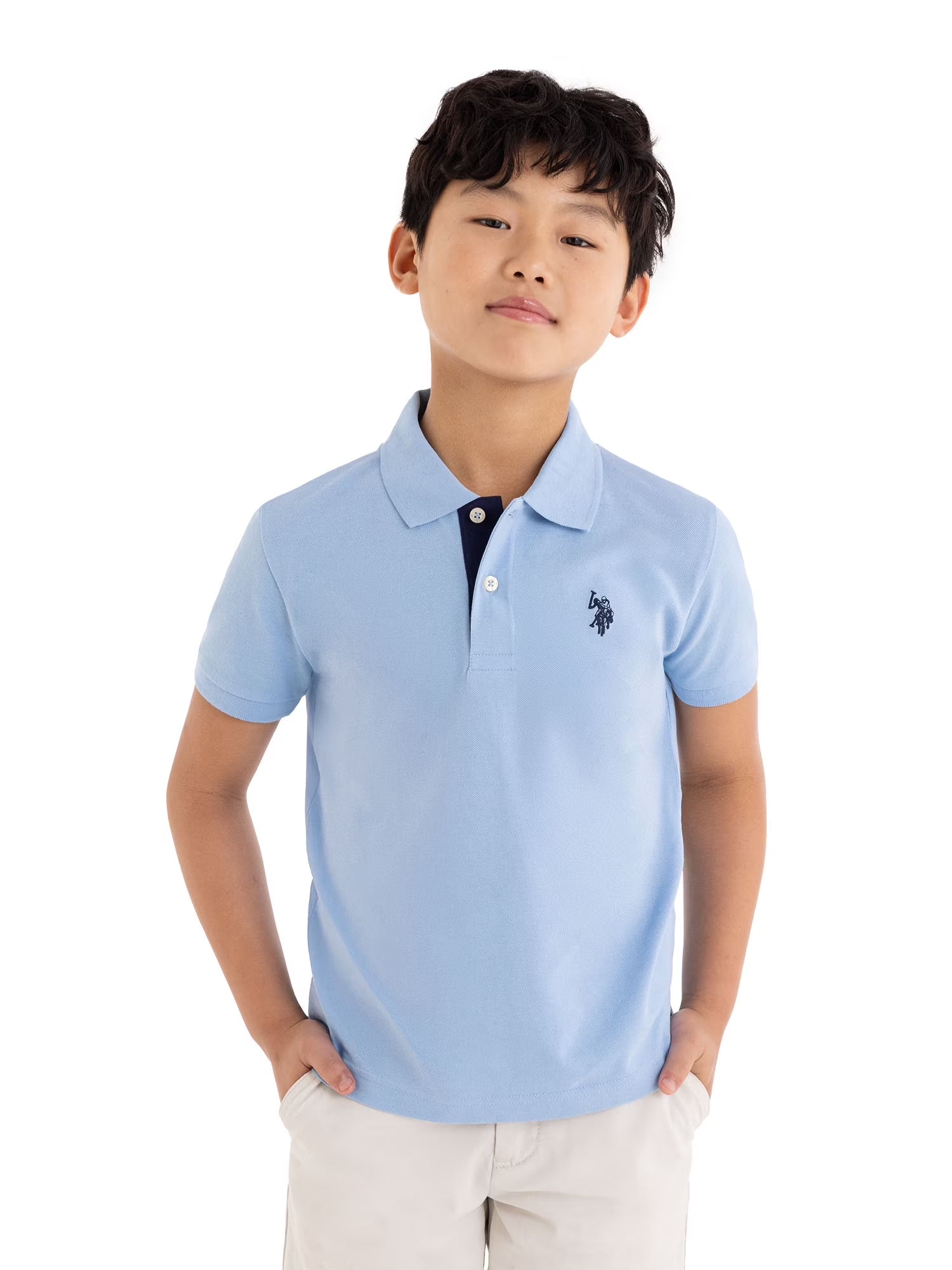 Boys Pique Polo Shirt, Sizes 4-18