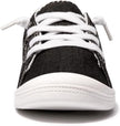 Women'S Slip-On Canvas Sneakers - Lightweight Low Top Casual Walking Shoes with Comfortable Flat Sole